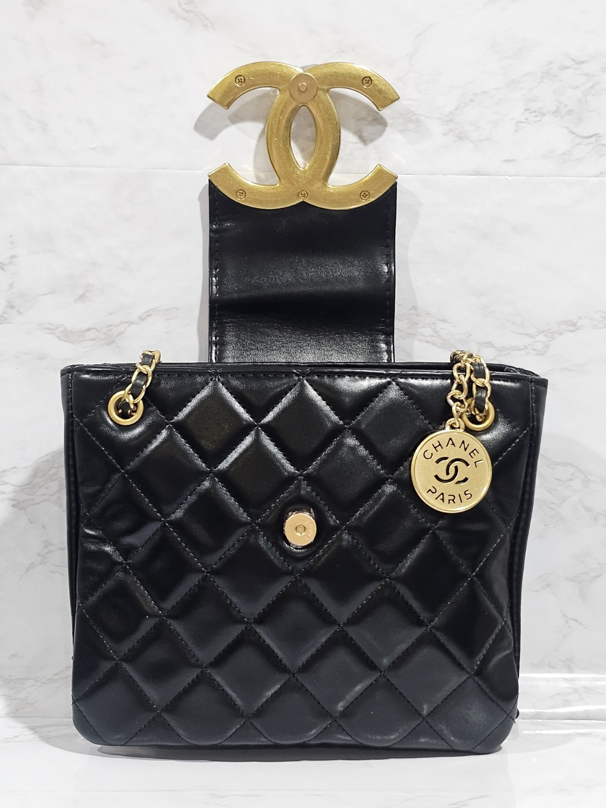 Chanel Makeup Black Quilted CC Bag - VIP Gift
