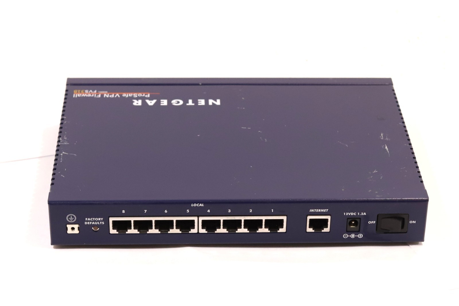 Netgear ProSafe FVS318 8-Port 10/100Mbps VPN Firewall Switch Tested Working