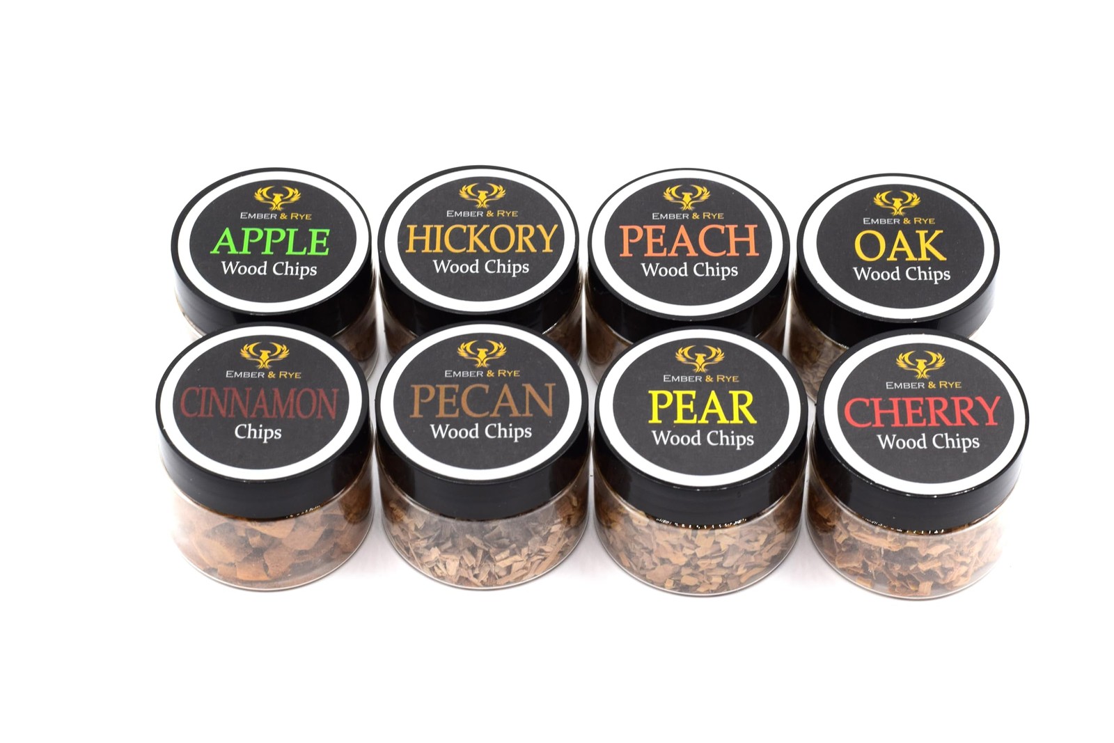 Wood Chips for Cocktail Smoker Variety Pack - 8 Flavors of Cocktail Smoker Wo...