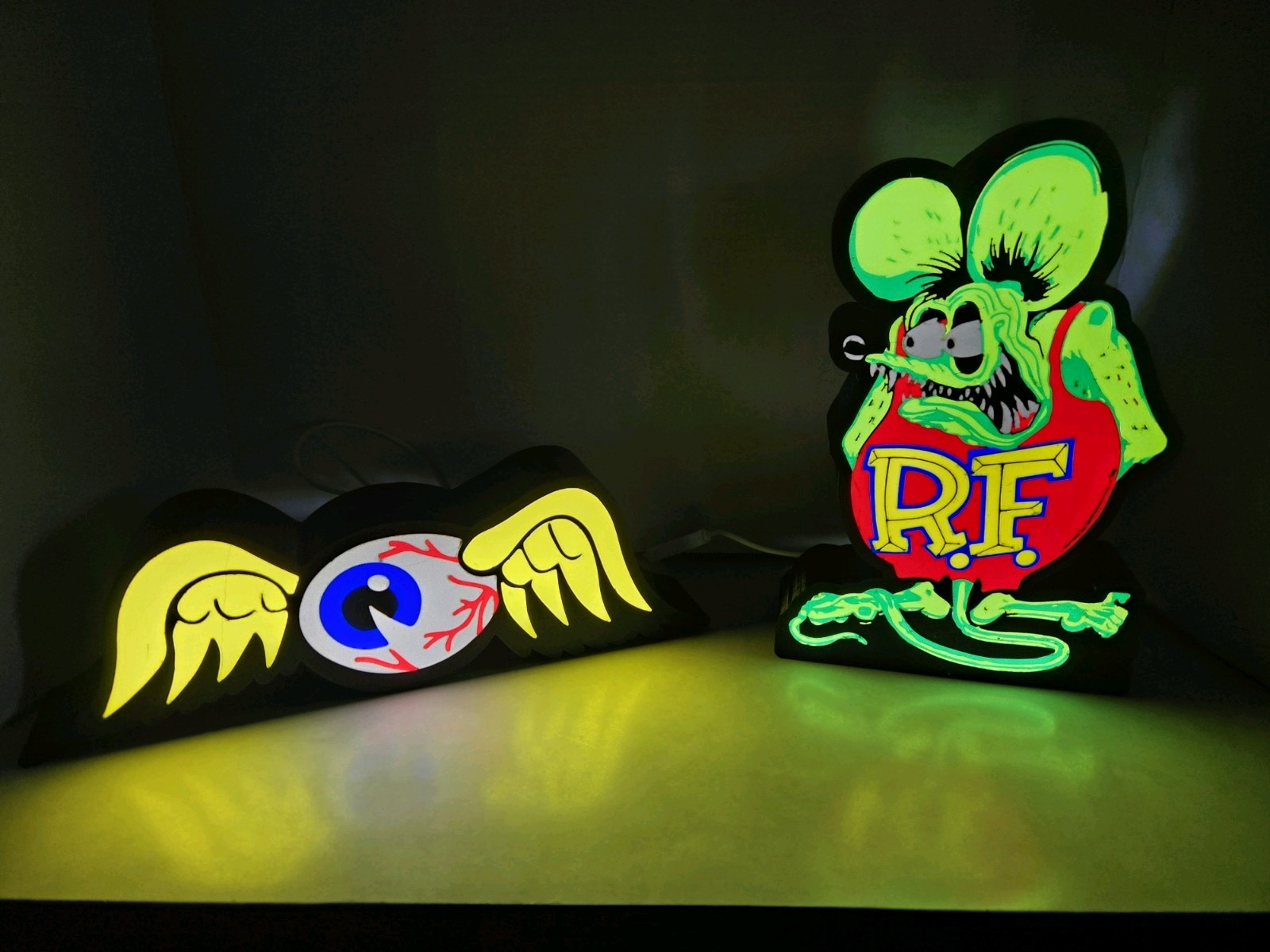Rat Fink Led Lamp