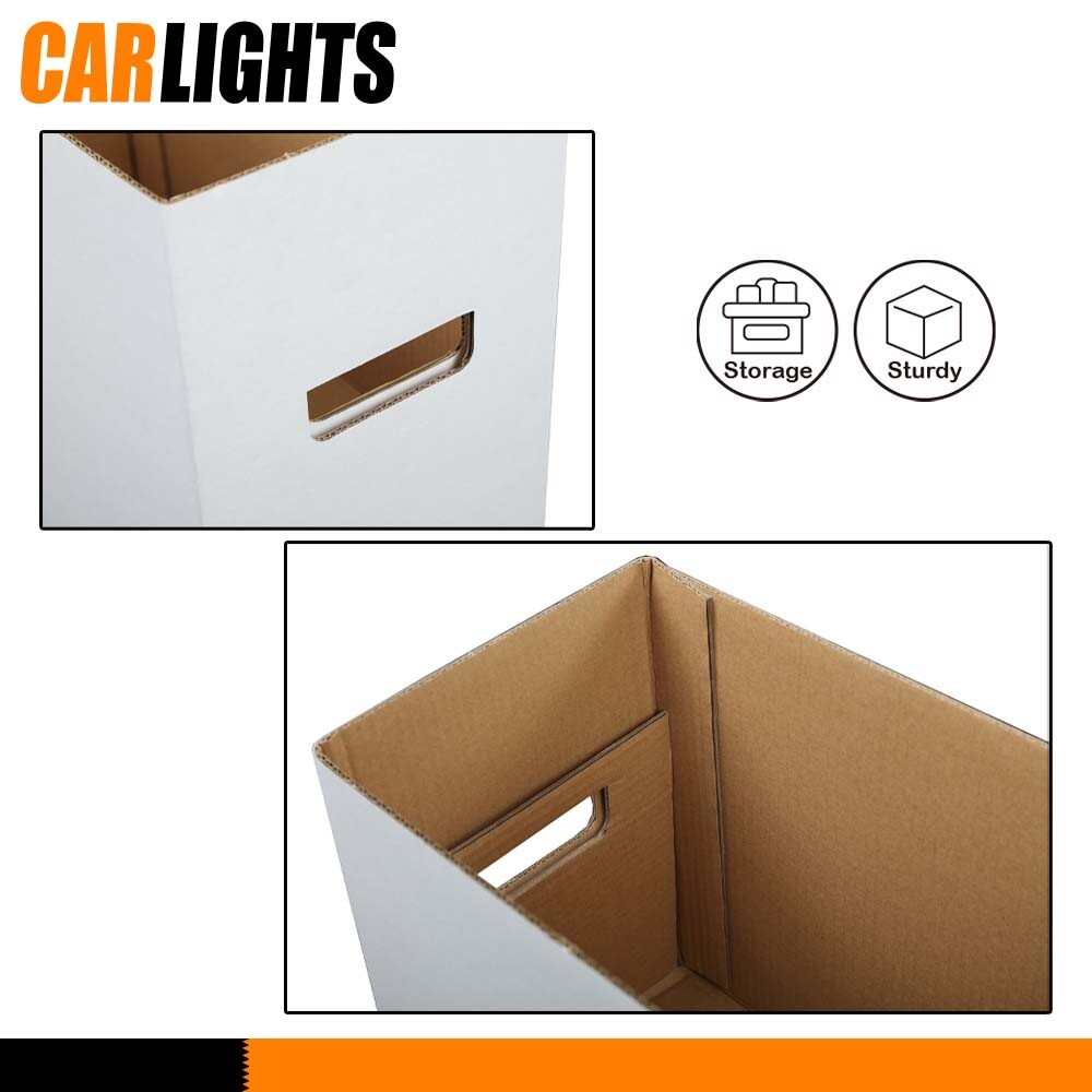 10 Pcs Comic Books Storage Boxes Short Holds 200-225 Stackable Durable Archive