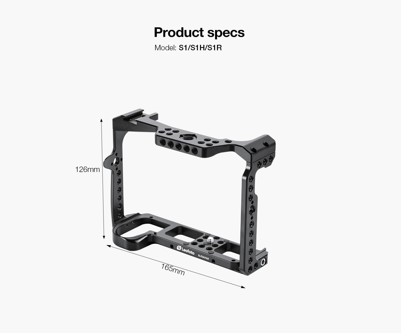 【Leofoto USA】Leofoto S1/S1H/S1R Camera Cage for Panasonic Lumix S1/S1H/S1R