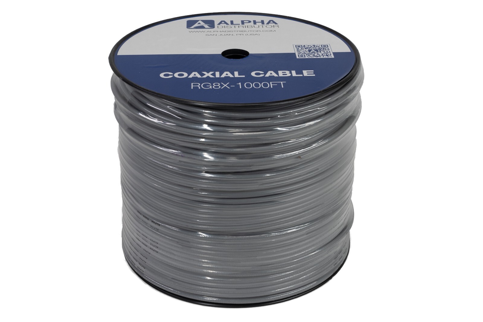 1000' SPOOL - RG8X LOW LOSS HAM RADIO ANTENNA COAXIAL CABLE