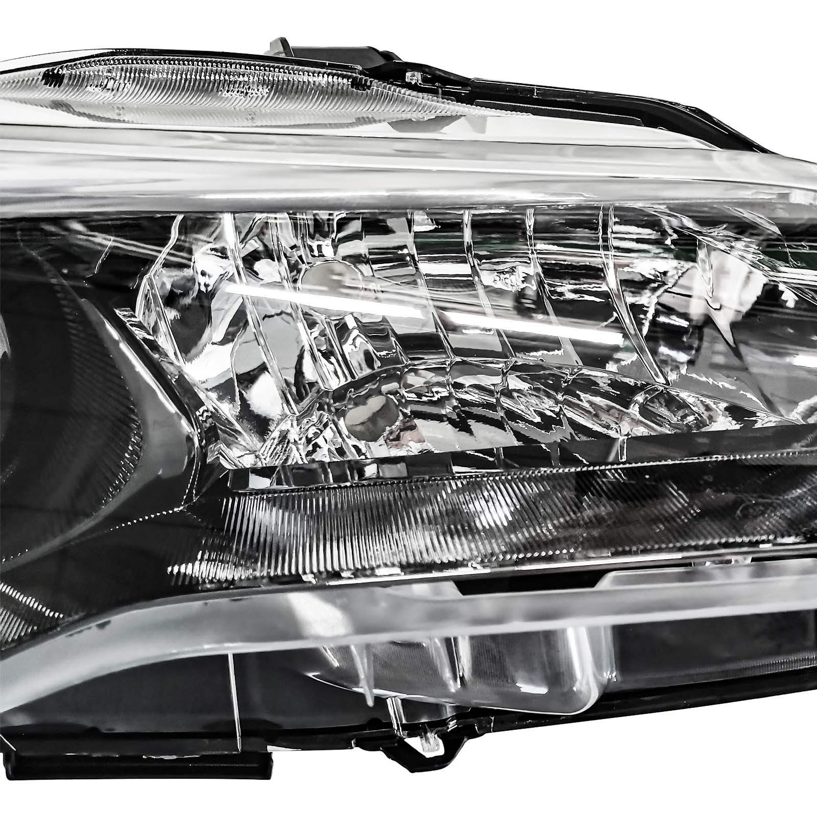 Black Headlight Set For 2015-2017 Toyota Camry LE SE XLE XSE Left+Right Halogen