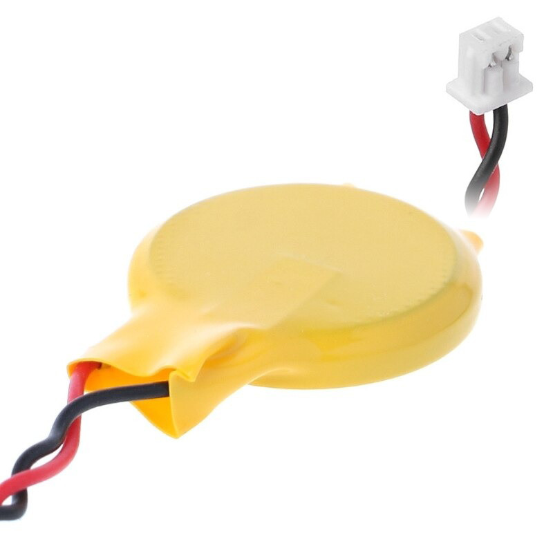 10X Long 2 Pin Wire CMOS RTC BATTERY For Lenovo HP Dell Asus Toshiba IBM Laptop