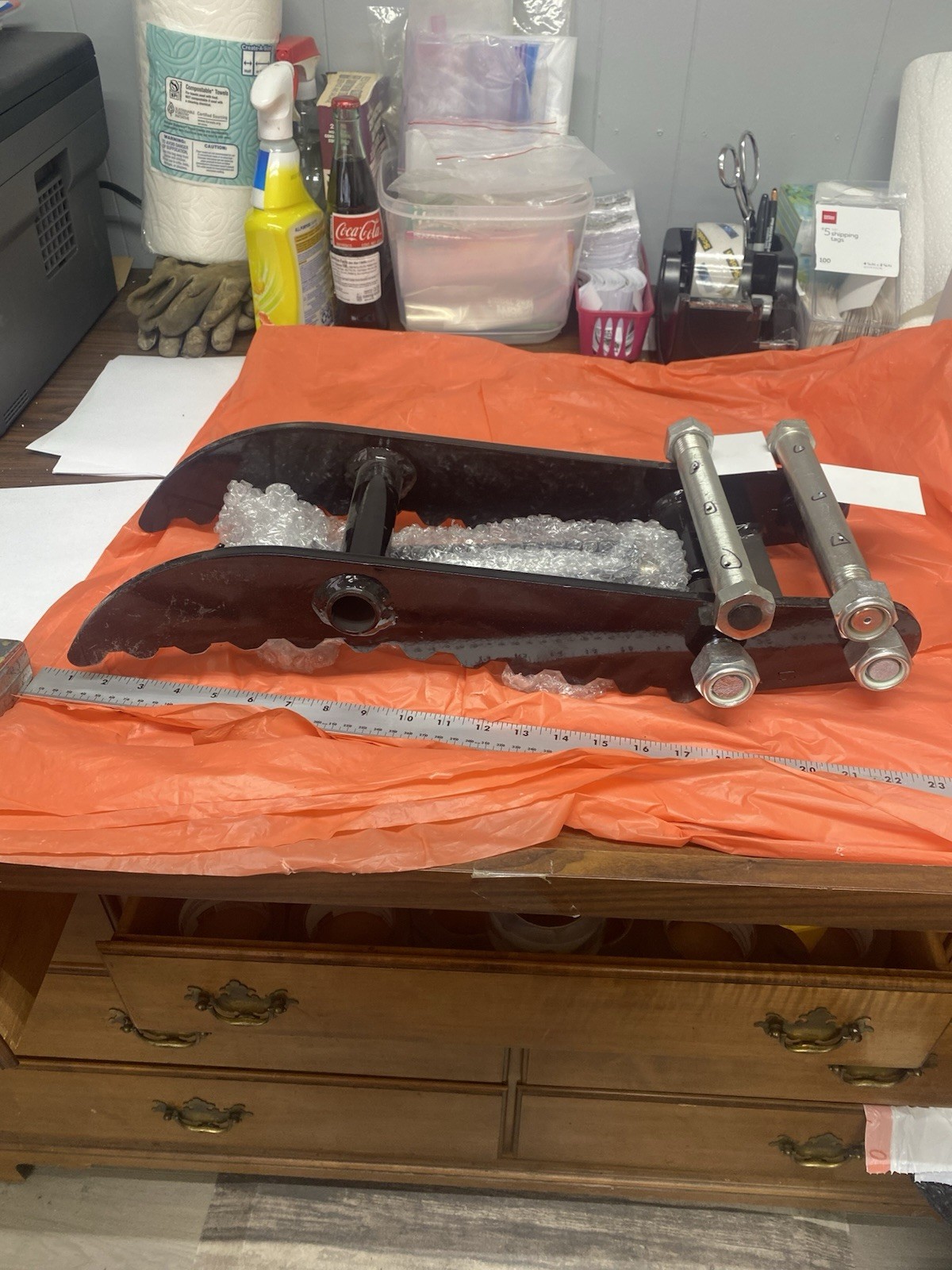 25 Mm Pins For One Ton China Excavator Greasable Bucket Thumb