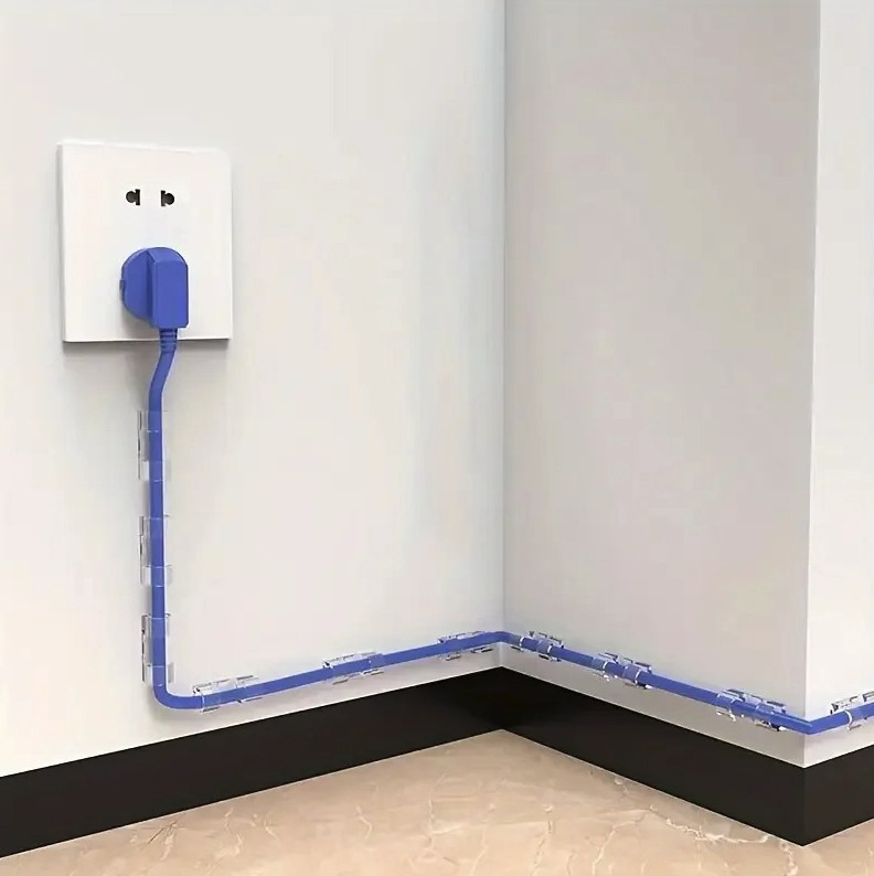 30pcs Clear Plastic Cable Clips Transparent Adhesive Wire Organizer Holders