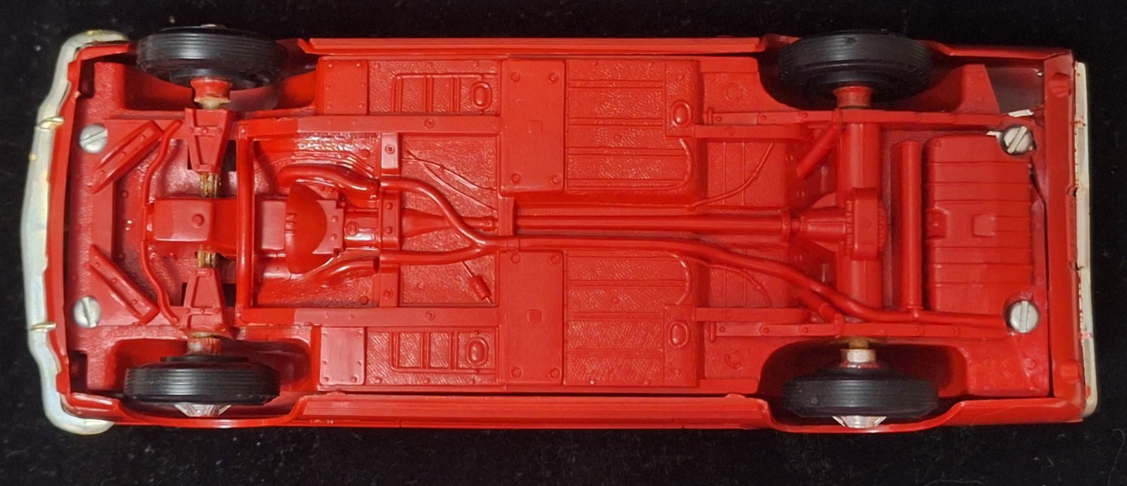 Vintage 1965 AMT Red FORD MUSTANG FASTBACK Dealer Promotional Plastic Model Car