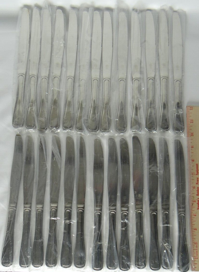 Brand Ware 285 Knife Set of 13 Restaurant Knives Stainless Steel