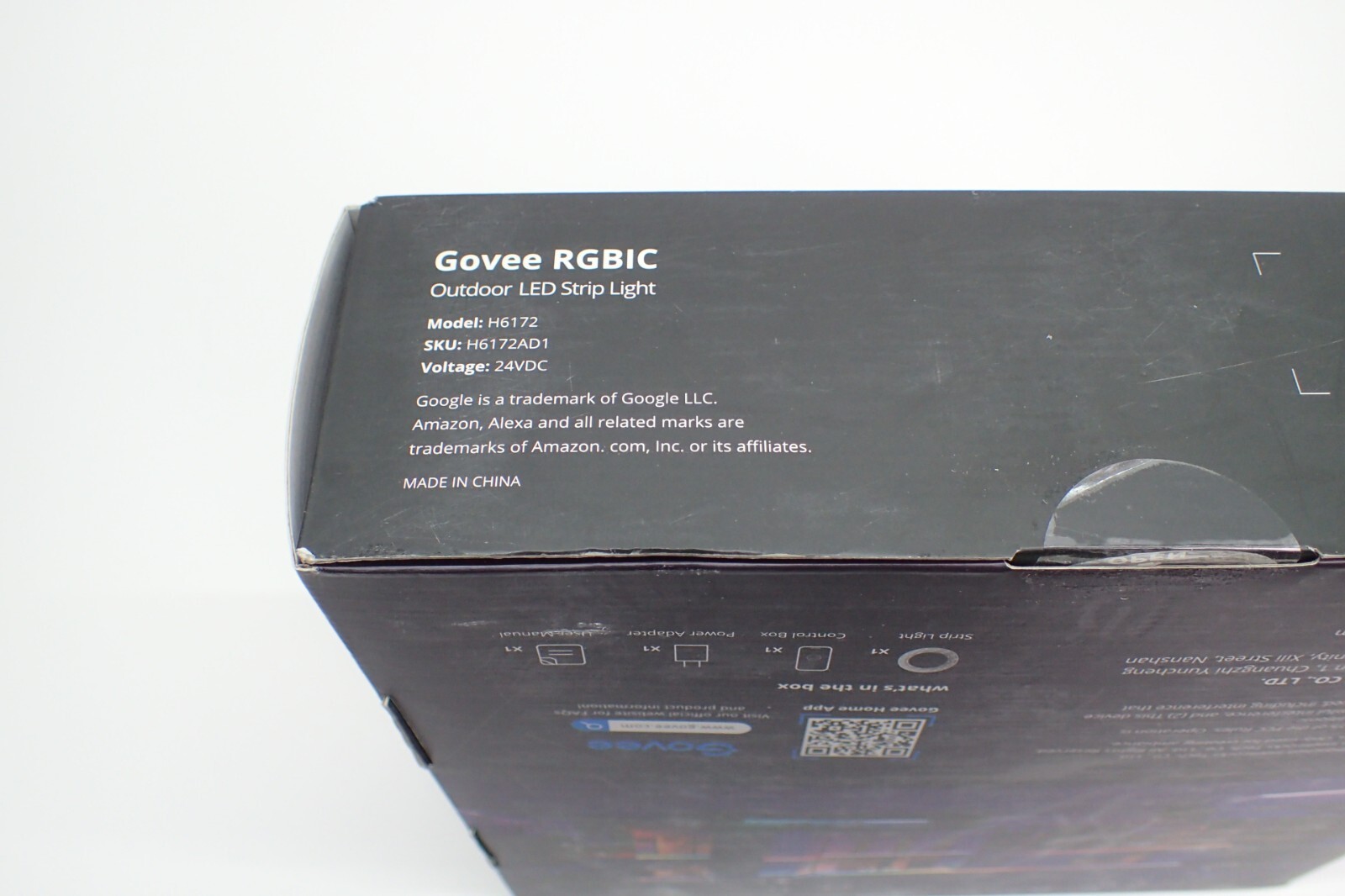 Govee RGBIC Outdoor LED Strip Lights H6172 - Smart Control, Bluetooth, 32.8ft