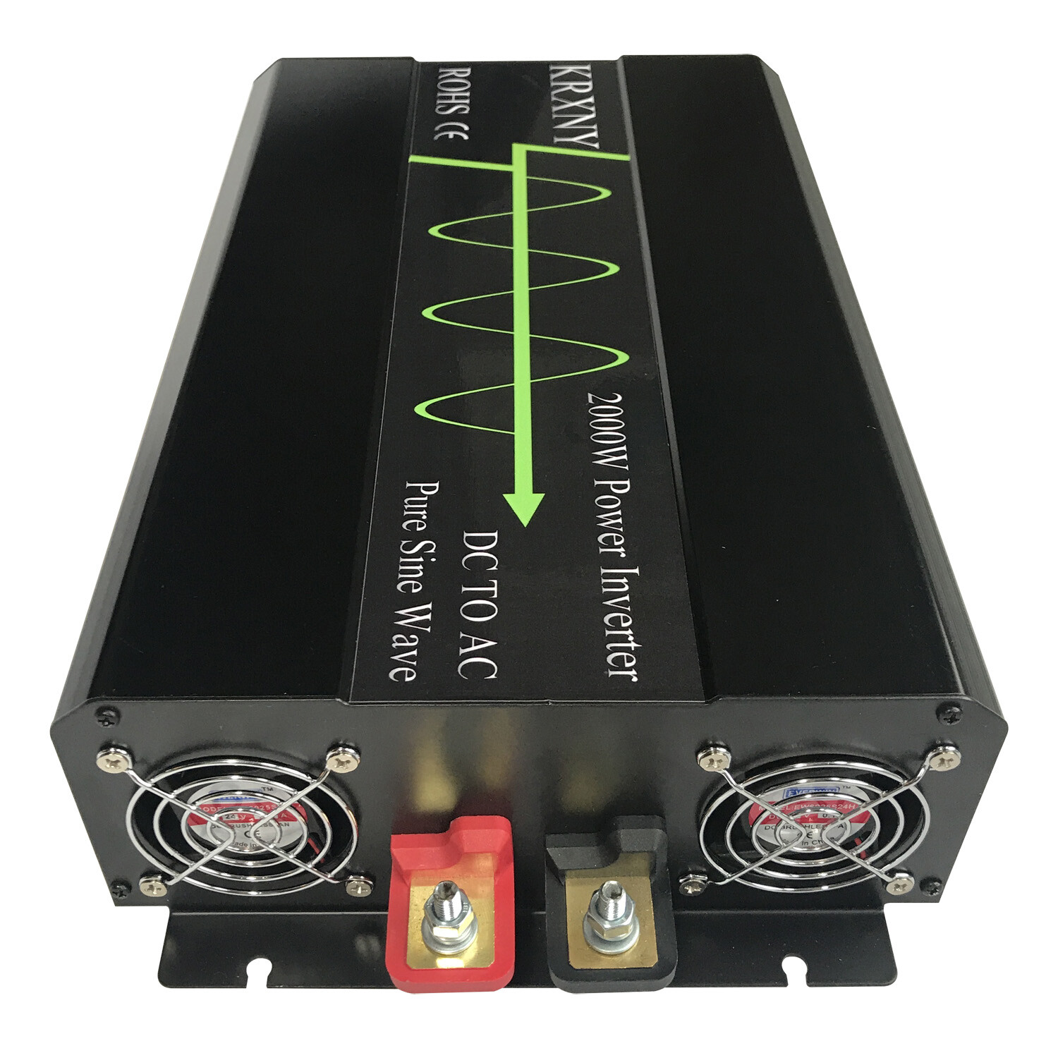 Pure Sine Wave Power Inverter 2000W 48V DC to 120V AC 60Hz LCD Display US