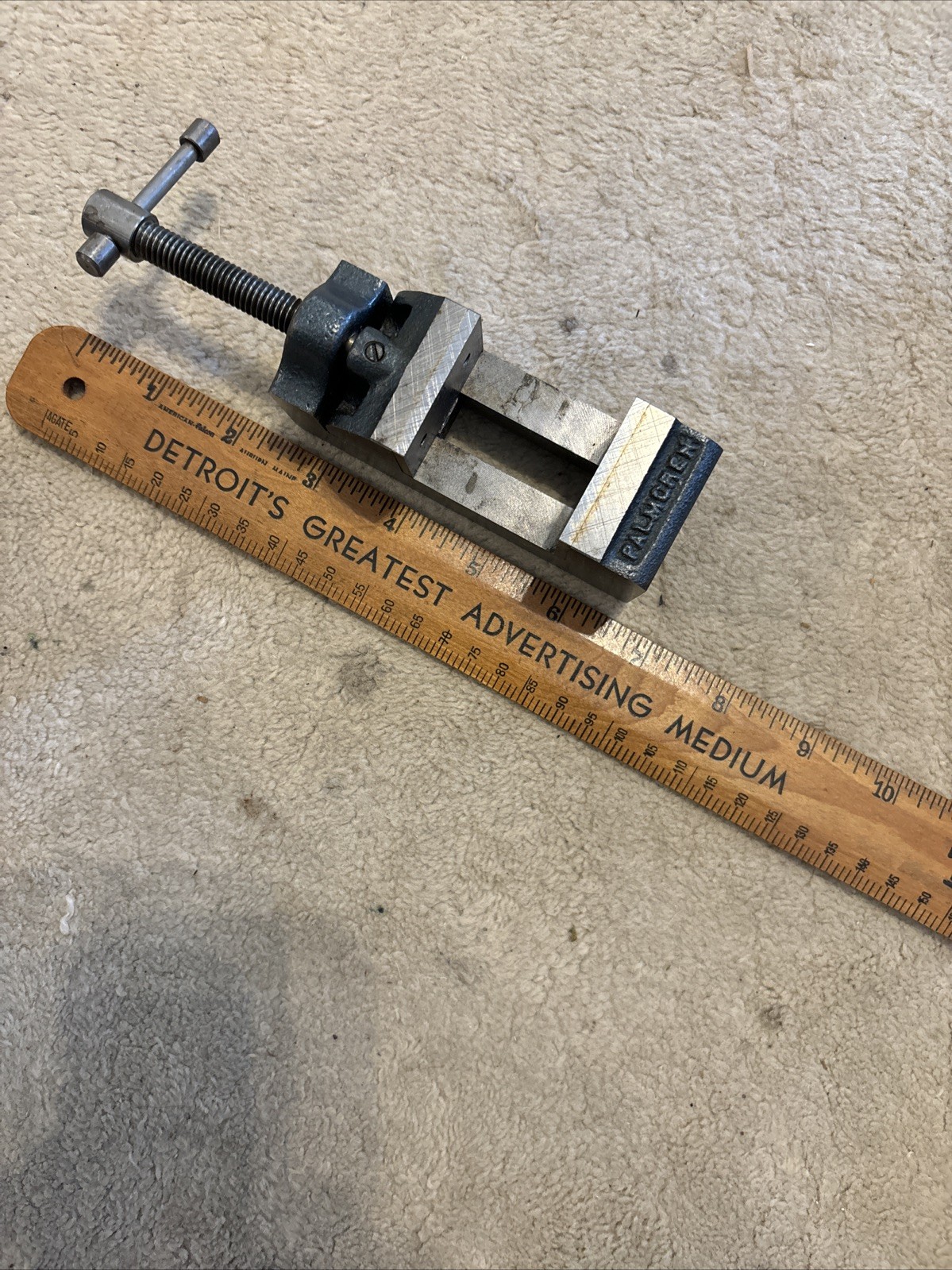 Palmgren Baby Vise Machinist Drill Press Vise 1-1/2” Jaws Excellent Condition