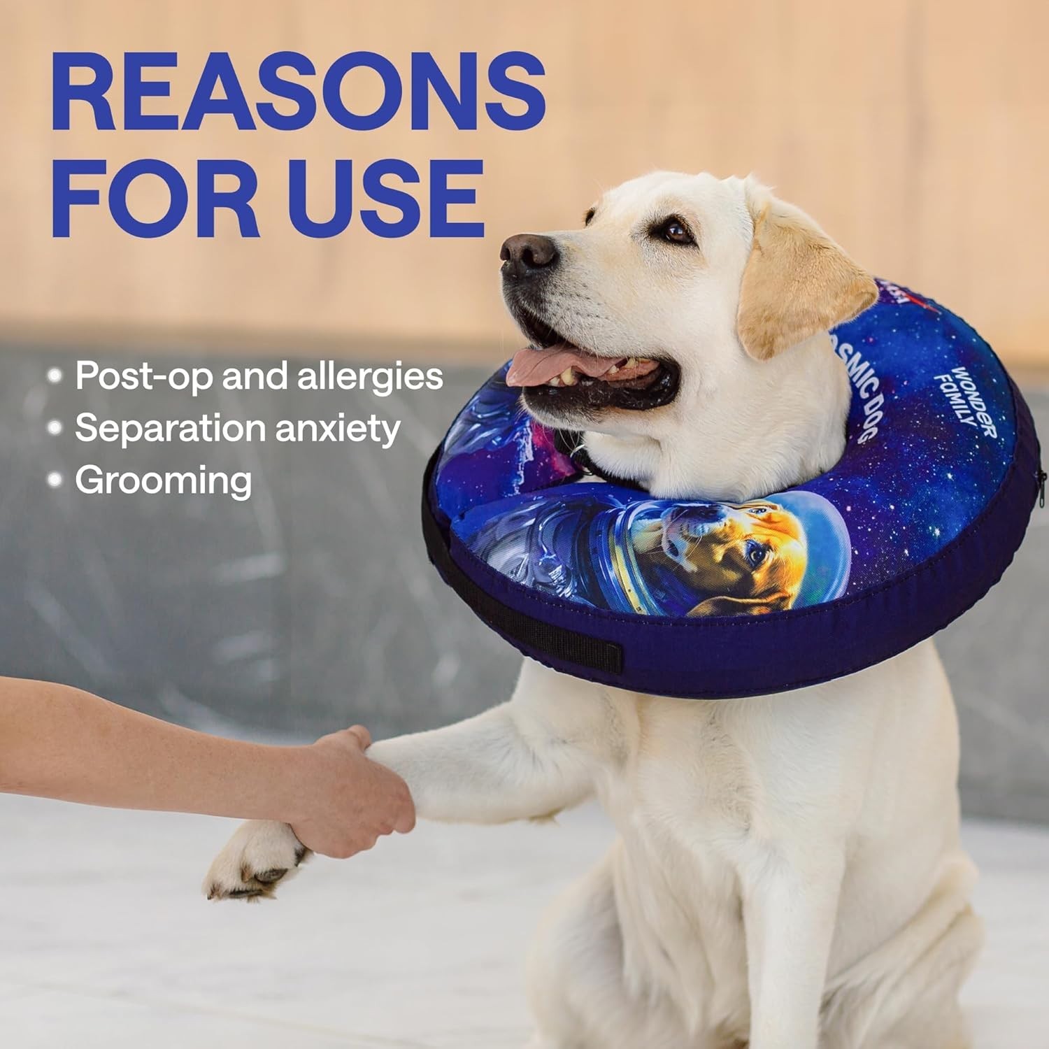 Soft Pet Recovery Inflatable Collar for Dog & Cat After Surgery Protective Cone
