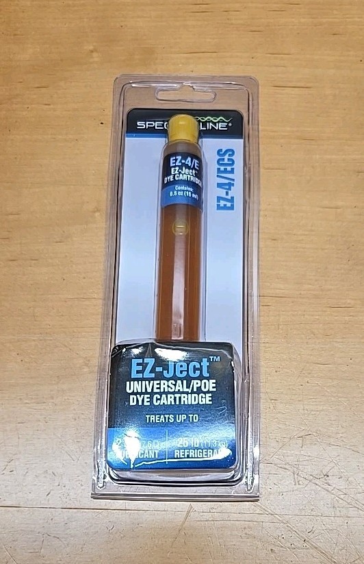 Spectroline EZ-4/ECS Dye Capsule Leak Detector Cartridge 1/2 ounce bmc 83