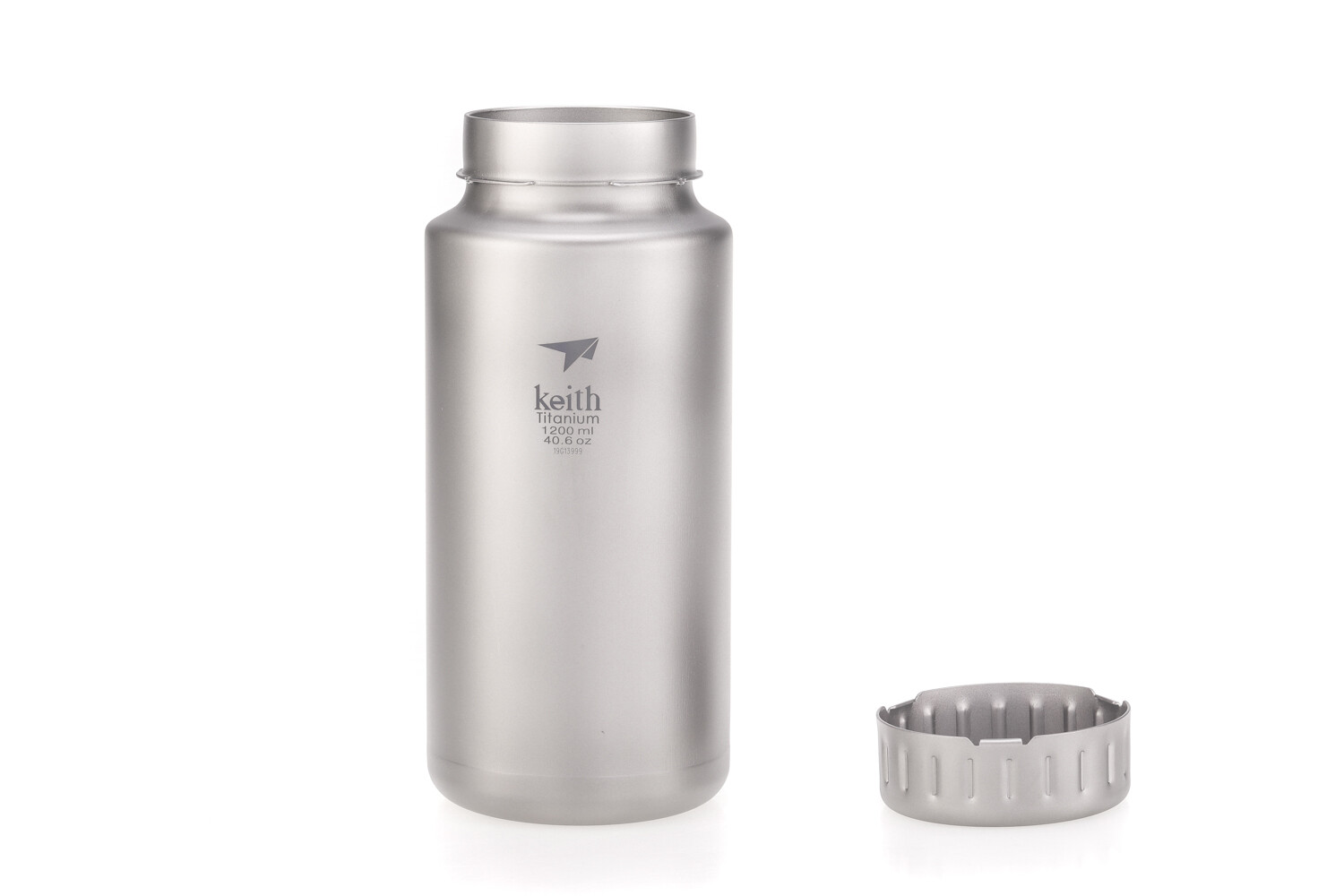 Keith Titanium Ti3036 Bottle with Leakproof, Quick Bayonet-type Cap Mount
