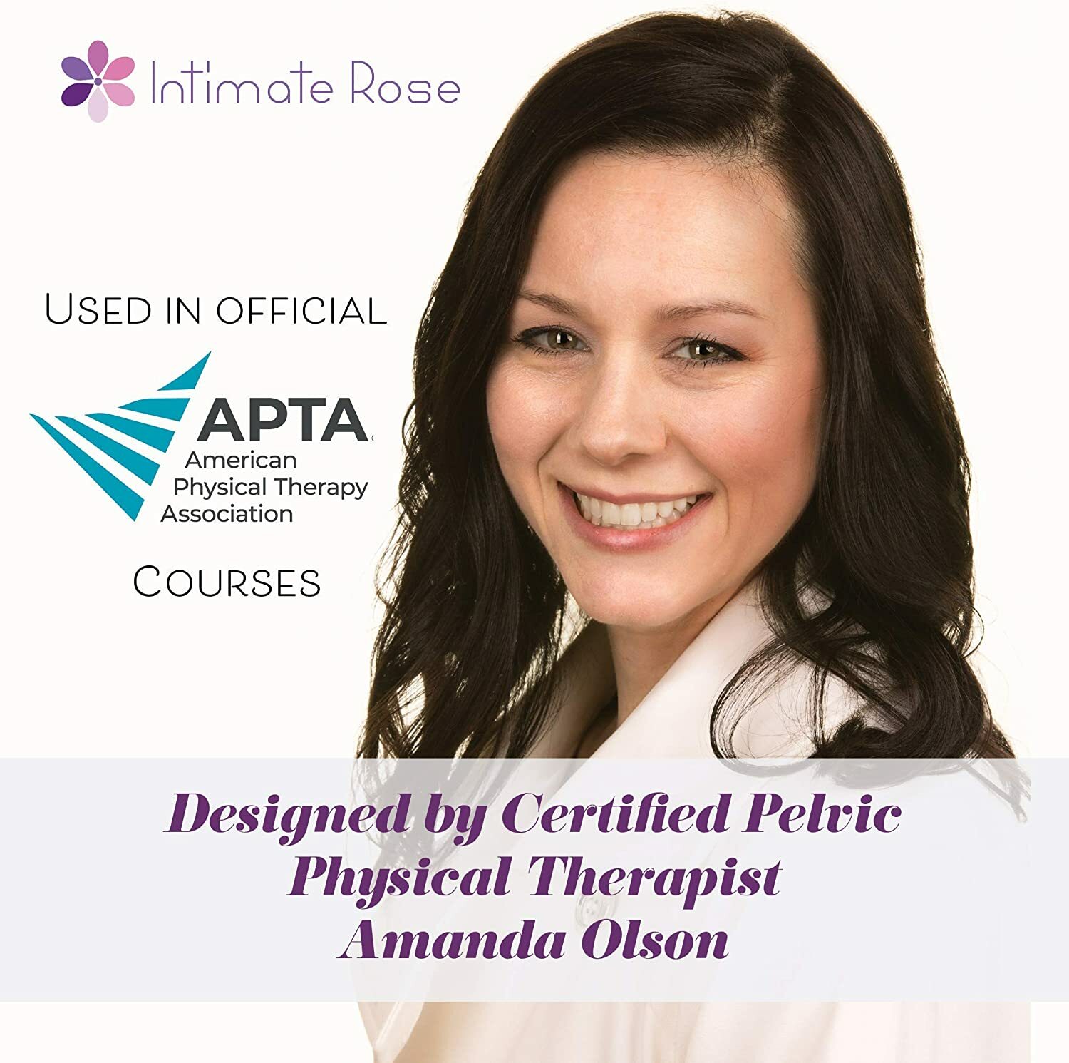 Intimate Rose Large 4-Pack Silicone Dilators for Women & Men, Sizes 5-8