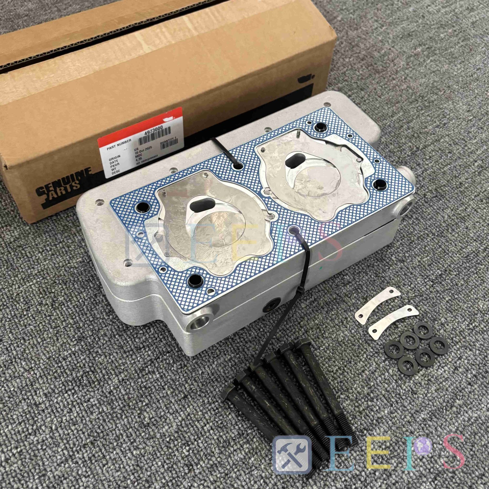 OEM Air Brake Compressor Cylinder Head Fit For Cummins / 9115150030/ 9115150070