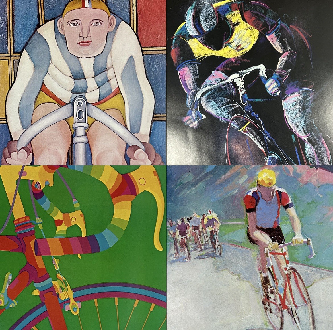 Vintage Bicycle Poster Lot - Near Mint Condition - 9 posters