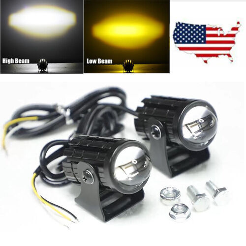2x Mini LED Work Light Bar Fog Driving Lamp Spot Pods Car SUV ATV Yellow White