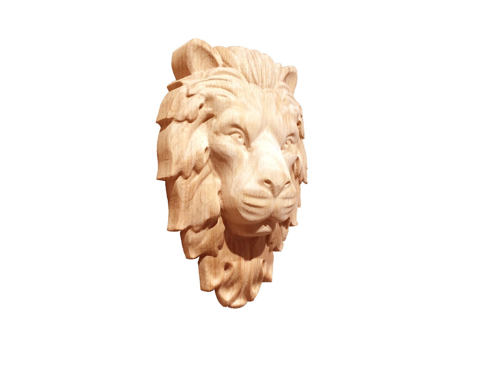 Lion Head Hand Carving Corbel / Applique.