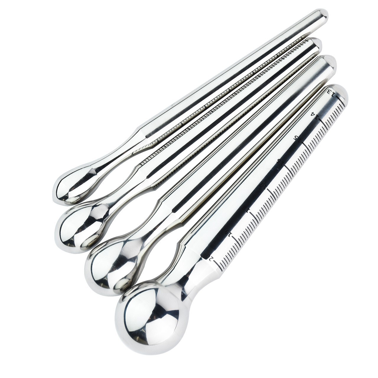 2024 Male Stainless Steel Penis Plug Urethral Sounding Dilator Penis Stretcher