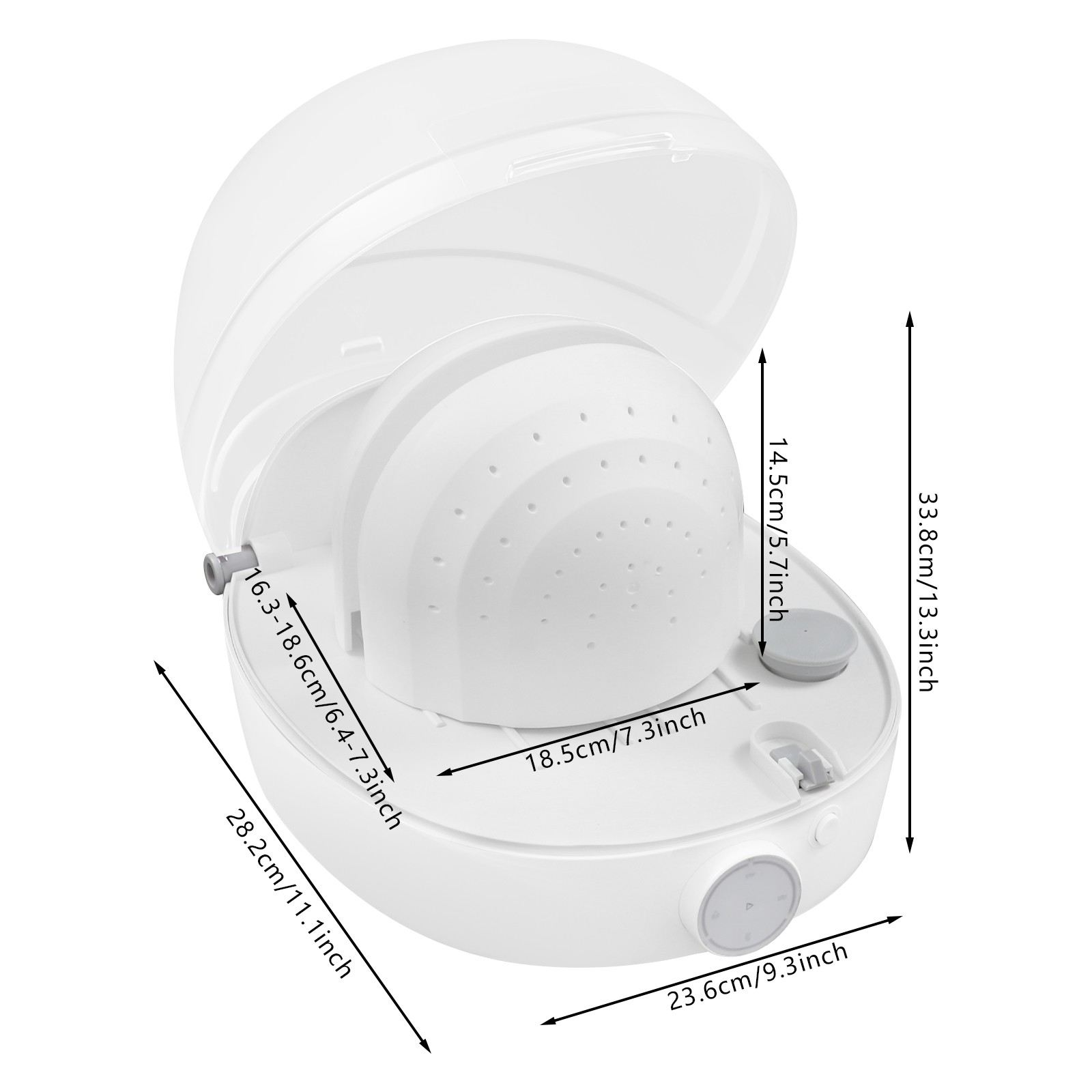 Cap Cleaner Countertop Hat Care Machine Automatic Steam Cleaning Machine 1000W