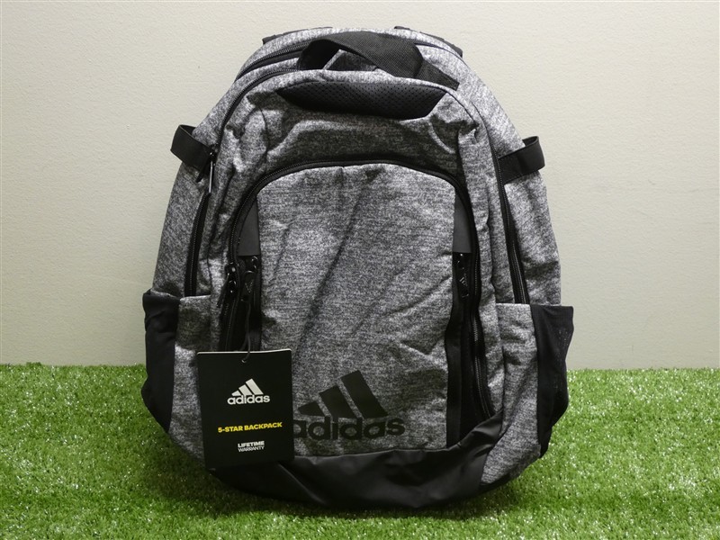 Adidas 5-Star Team Backpack Unisex-Adult Onyx Grey New