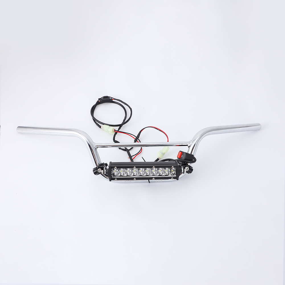 Led Headlight Light Bar Lighting Kit Driving Lamp For 7/8” Handlebars Dirt Bike
