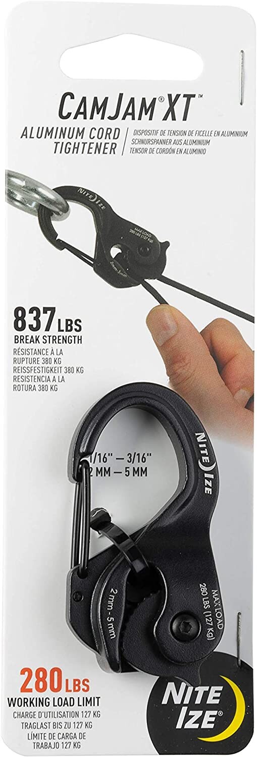CAM JAM XT Cord Tightener 280 lb 1/16 - 3/16 sz rope (2 PACK) NCJSA-01-R3 NEW