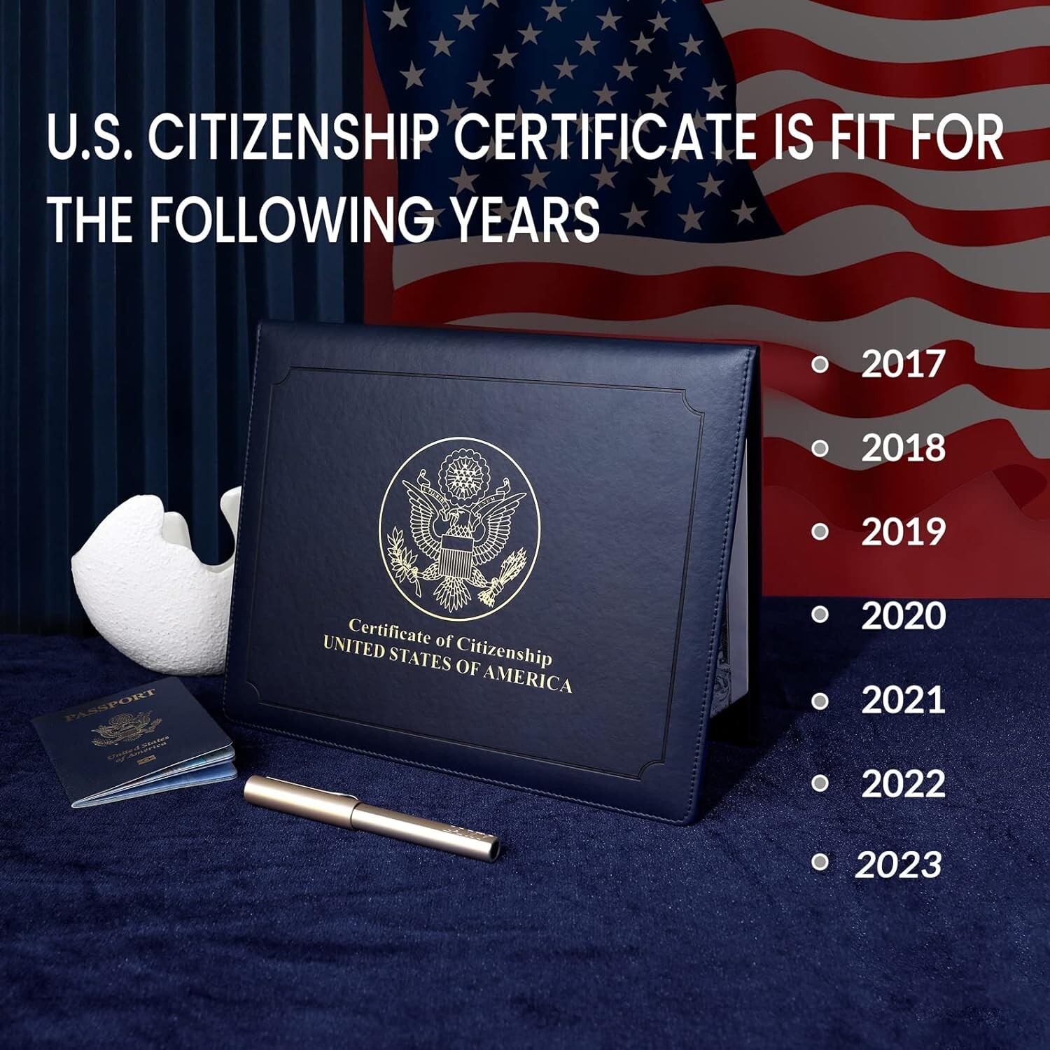 US Citizenship Certificate Holder - US Citizenship Gifts - PU Naturalization ...