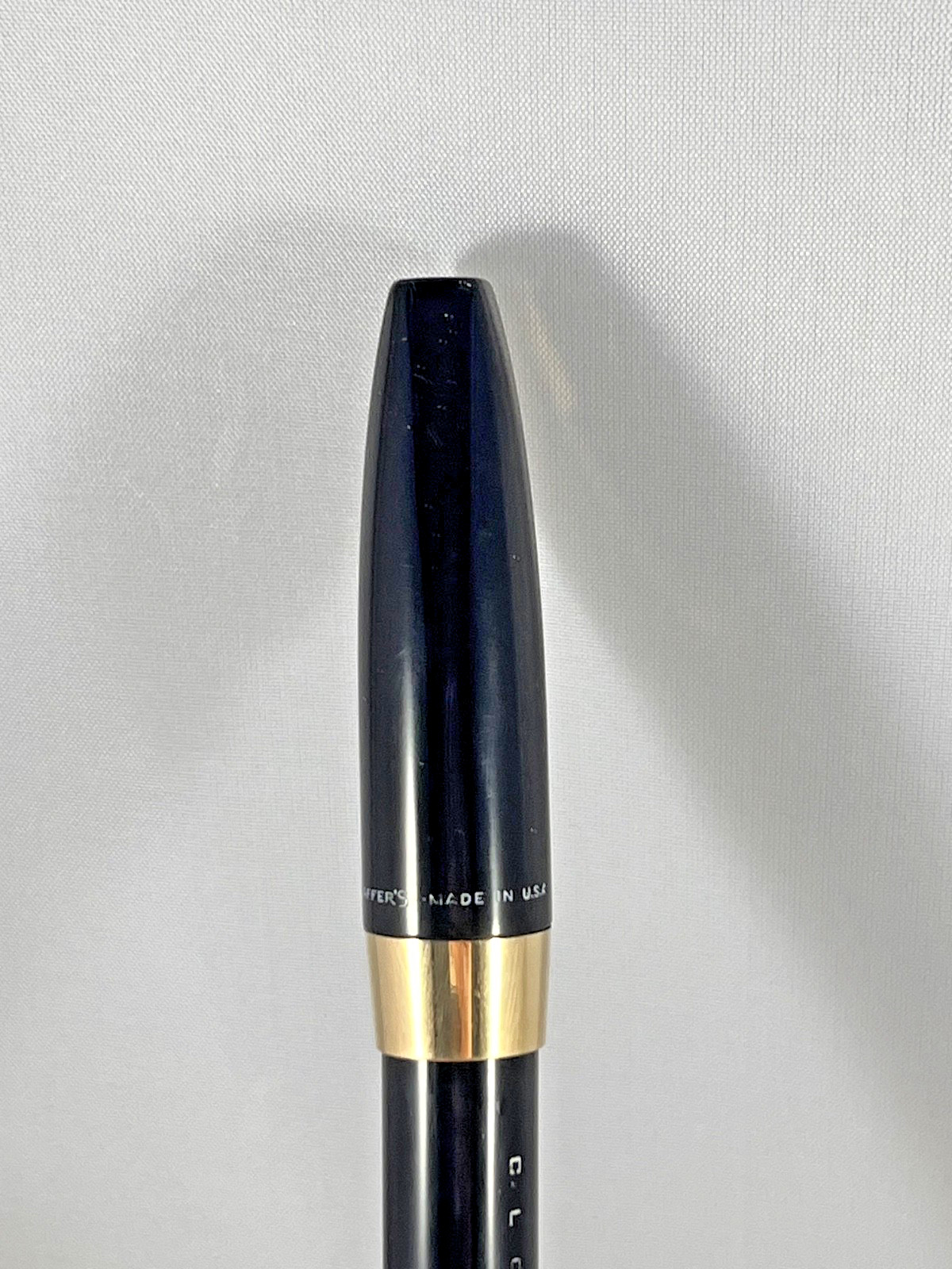 Sheaffer PFM III, Black with gold Trim, Very Good Condition, Restored