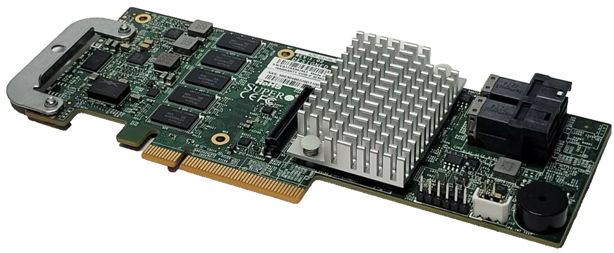 Supermicro AOC-S3108L-H8iR-16DD 12Gb/s SAS RAID Controller