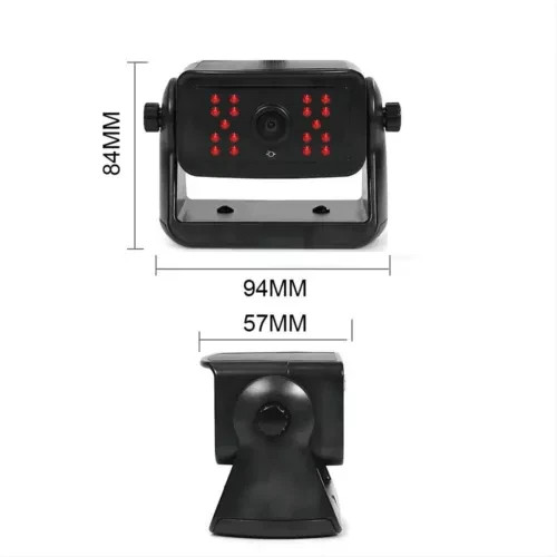 Magnetic Solar Wireless 1080P Backup Camera+7'' Monitor DVR for trailer RV truck