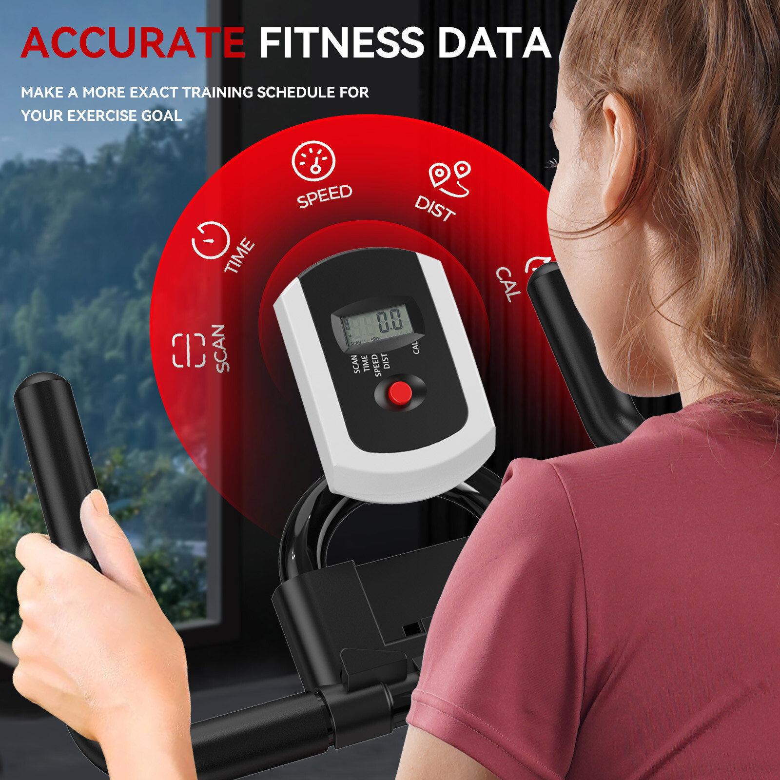 Indoor Cardio Workout Bike Stationary Bike Cycling Fitness Bike Exercise Bike