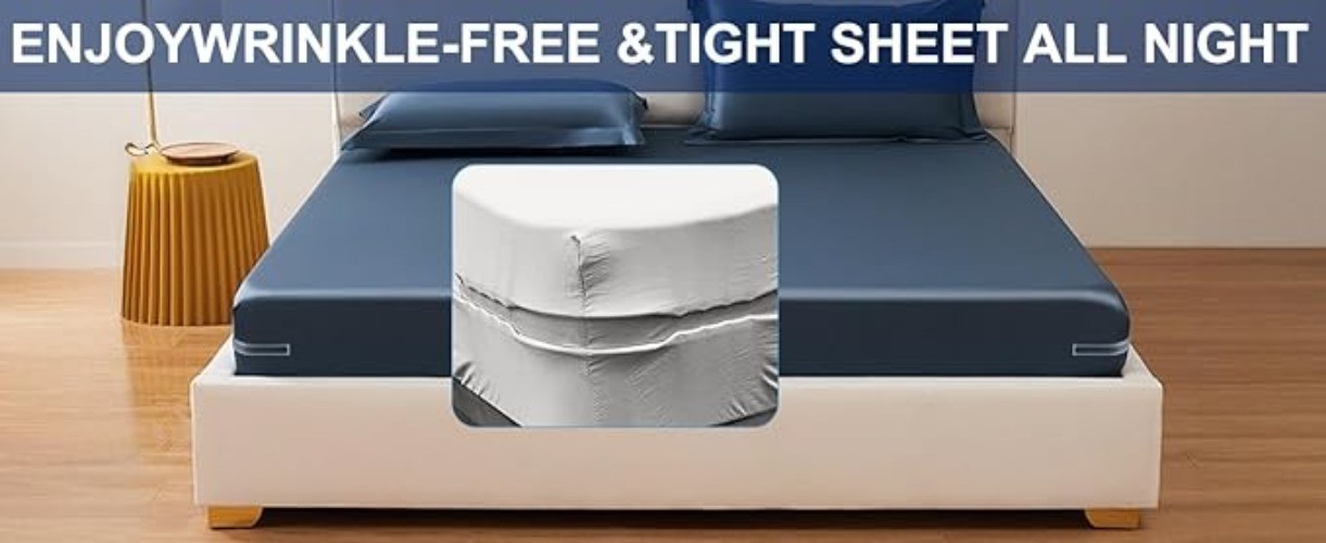 Heavy Duty Bed Sheet Holder Clips 4PCS White Plastic Corner Fastener Fits All