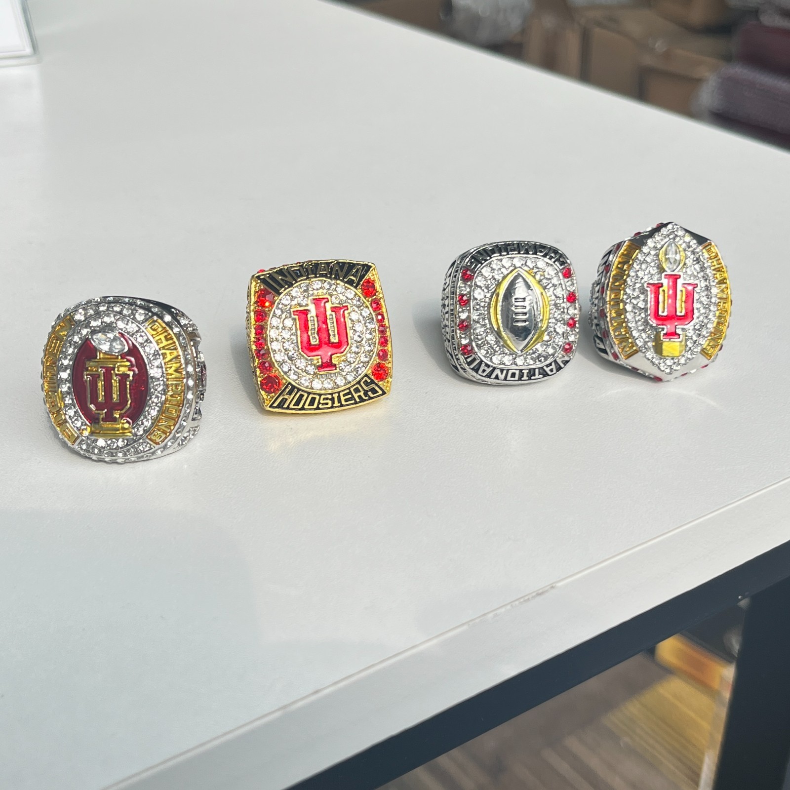 [Fan version] Indiana Football 2025 Perfect Season 4 Championship Rings NO Box