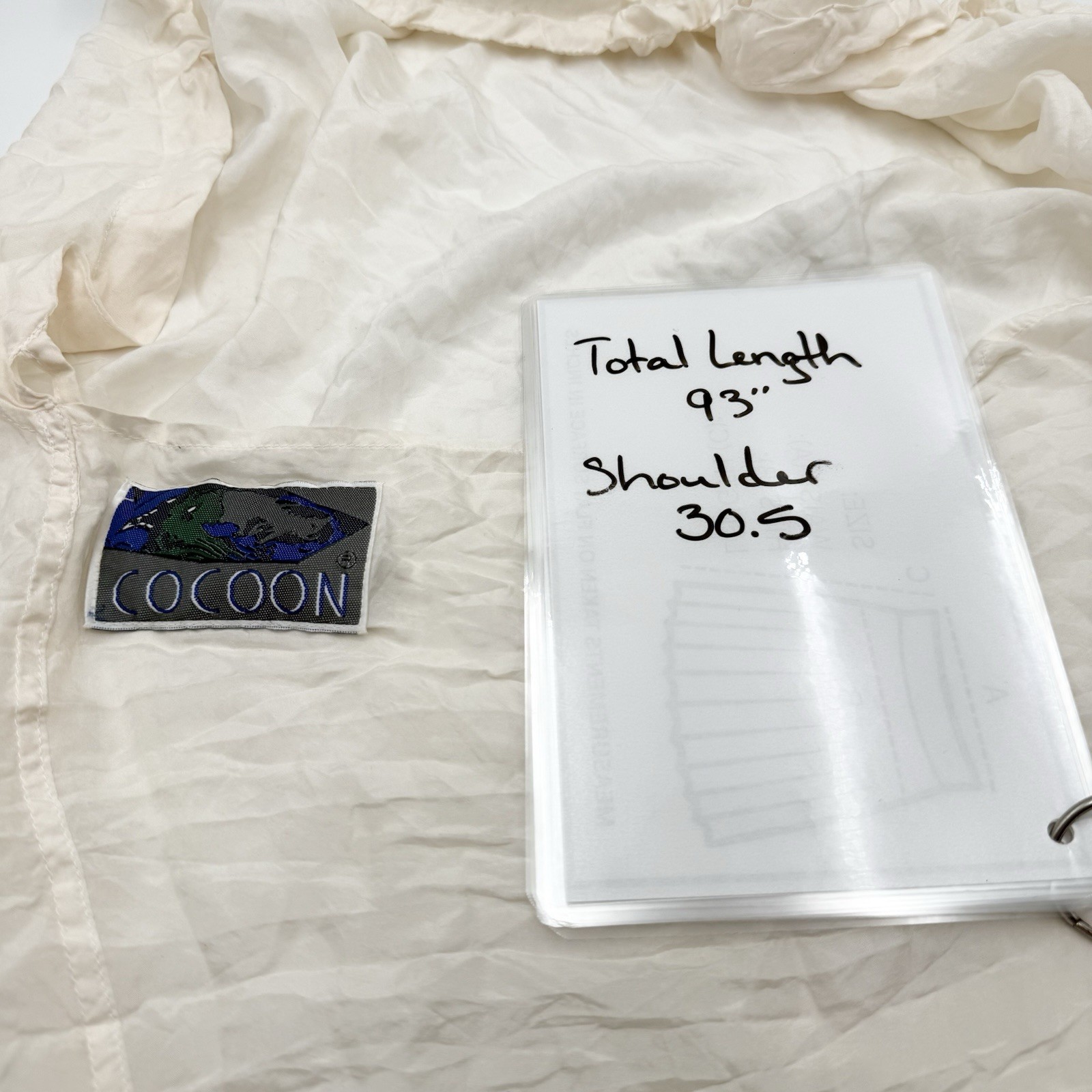 Cocoon 100% Silk Mummy Lightweight Sleeping Bag Liner 95" x 35"