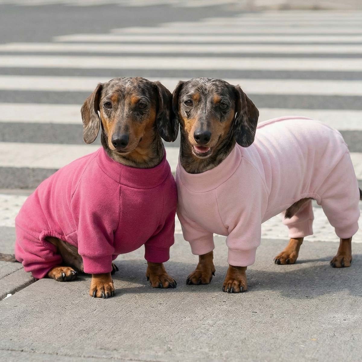 Pack of 2 FitWarm Pink Thermal Dog Pajamas Sleepwear Pink & Rose Size XS-L NEW