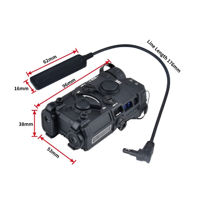 Tactical OGL RED Green Blue IR laser M600 M300 Hunting Flashlight AXON Switch