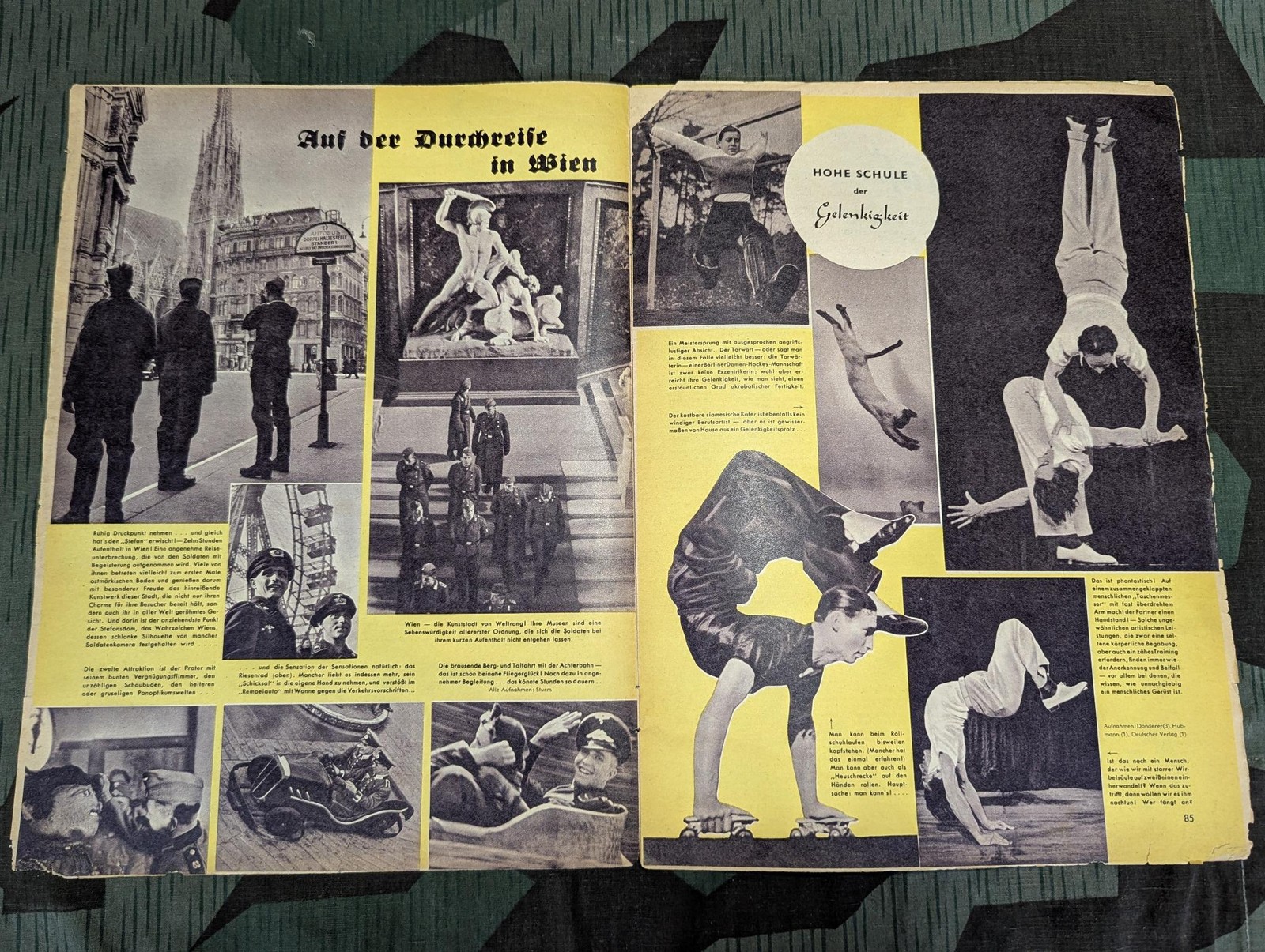 Vintage WWII German Erika Magazine February 1940 (Nr. 6) 1940s Soldiers Front