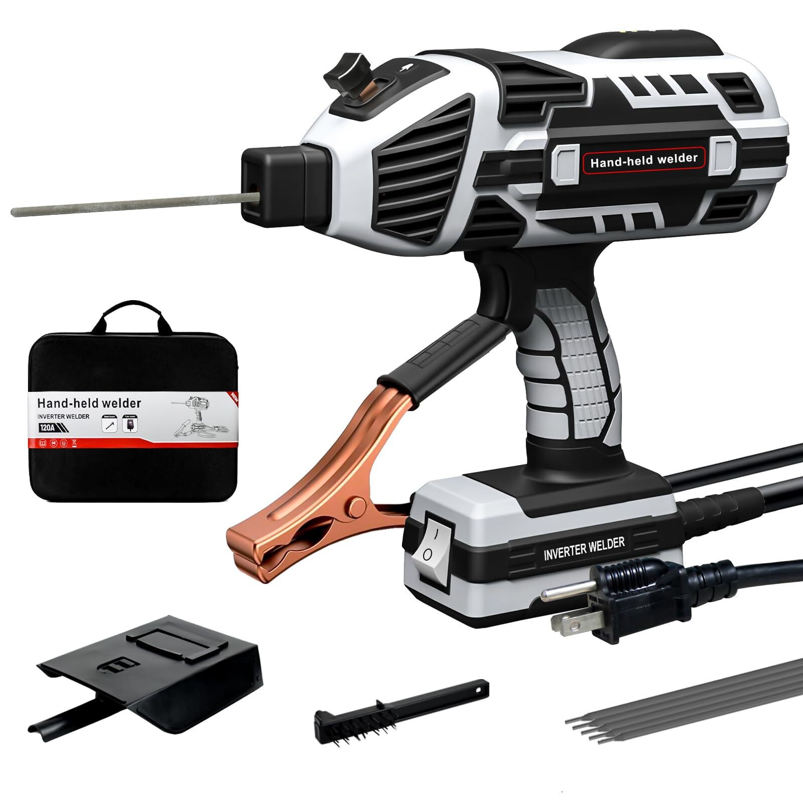 YesRight Welding Machine Handheld 110V 120Amp Portable ARC Welder Gun Hand Held