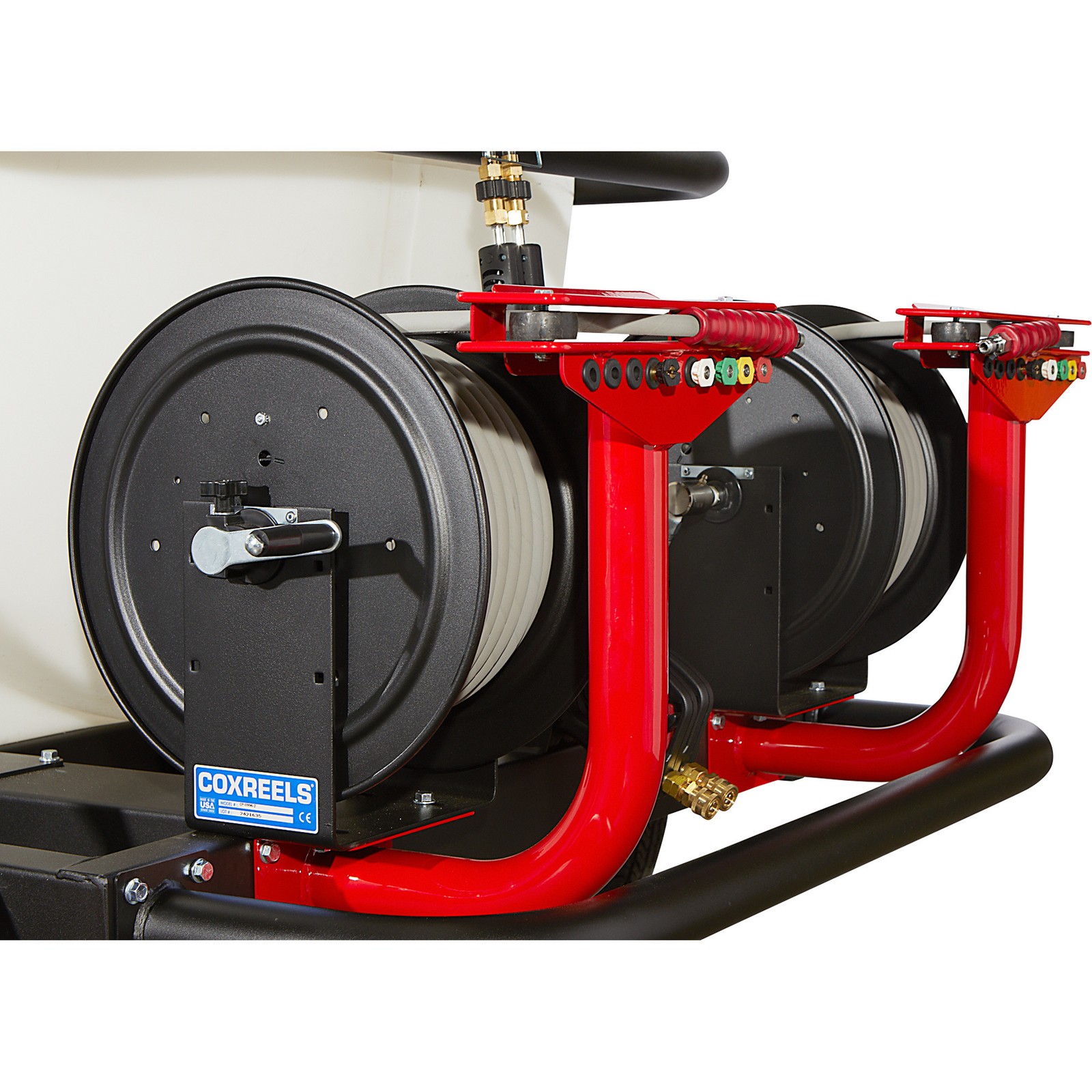 NorthStar Hot Water Commercial Pressure Washer Trailer with 2 Wands, 4000 PSI,