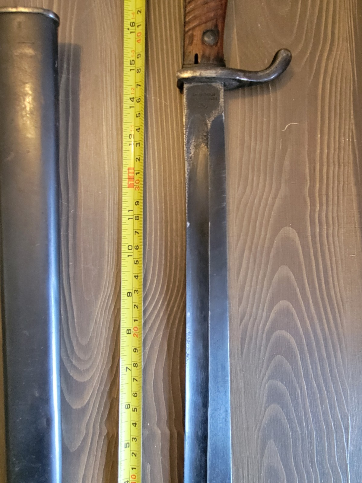 EXCELLENT! WWI German Mauser Butcher Blade Bayonet & Sheath