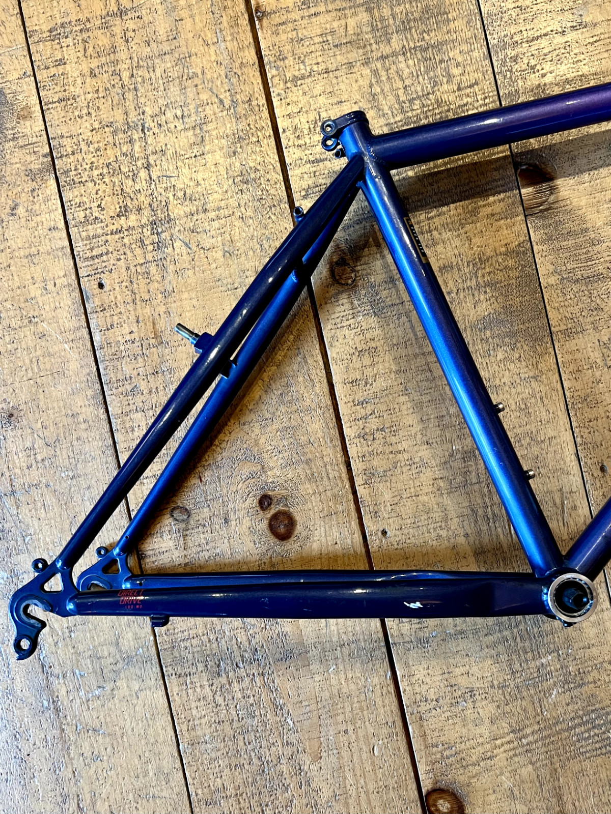 Vintage 90s Specialized Rock Hopper 18" Steel Mountain Bike Frame Purple Fade