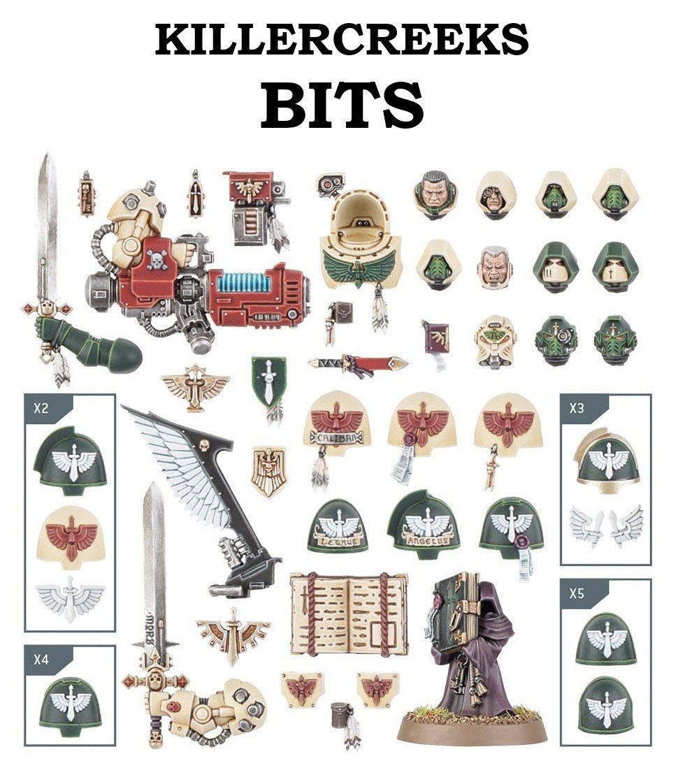 40K Dark Angels Upgrade Deathwing Ravenwing Primaris Bits Bitz Multi Listing