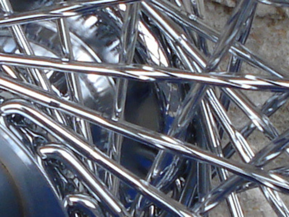 16" TWISTED 80 SPOKE CHROME FRONT WHEEL FOR HARLEY HERITAGE FATBOY 1984-99