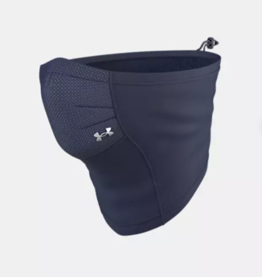 Under Armour UA Sportsmask Fleece Neck Gaiter Unisex Navy Blue L/XL NWT MSRP $40