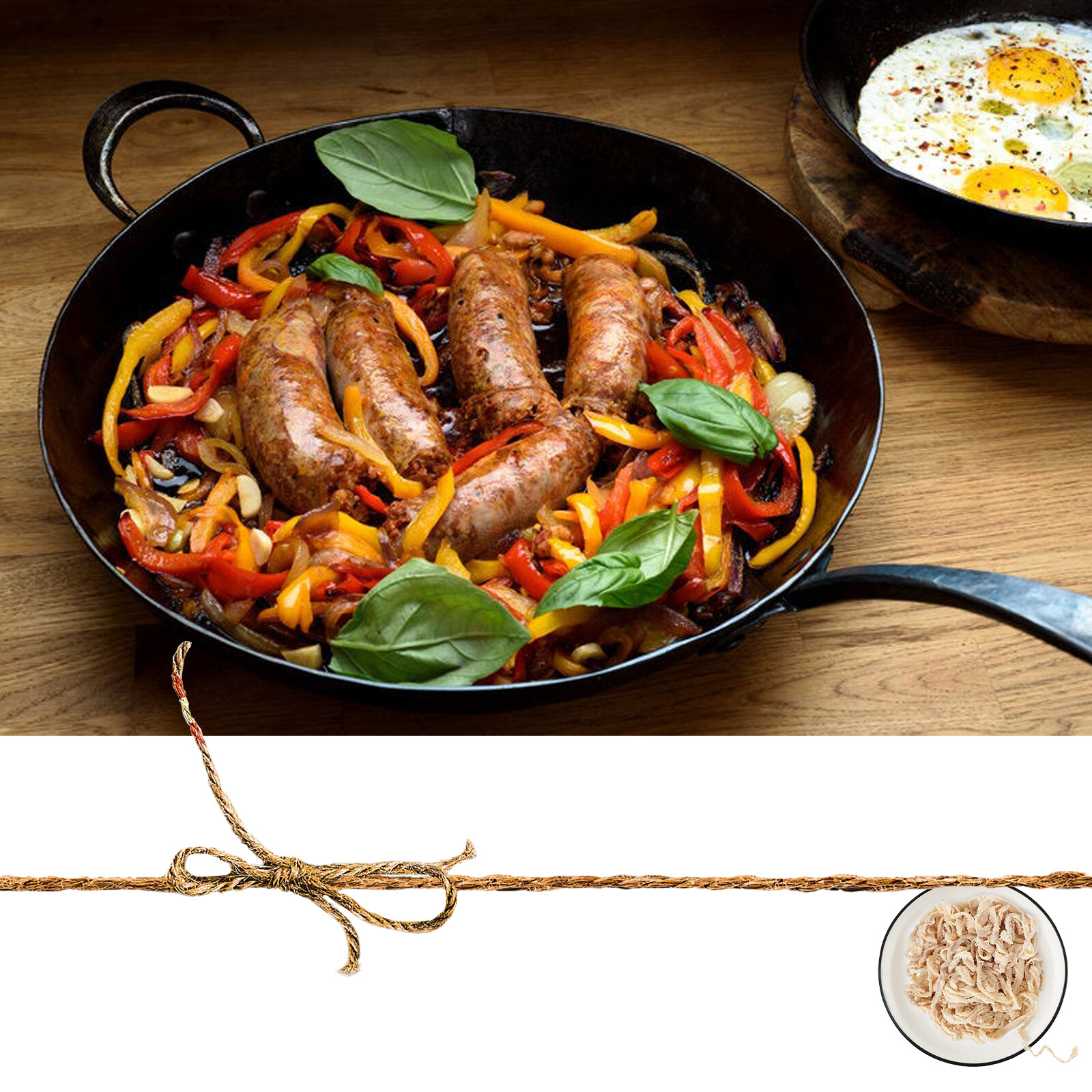 Natural Hog Casing, Natural Edible Sausage Casing for Home Sausage Making