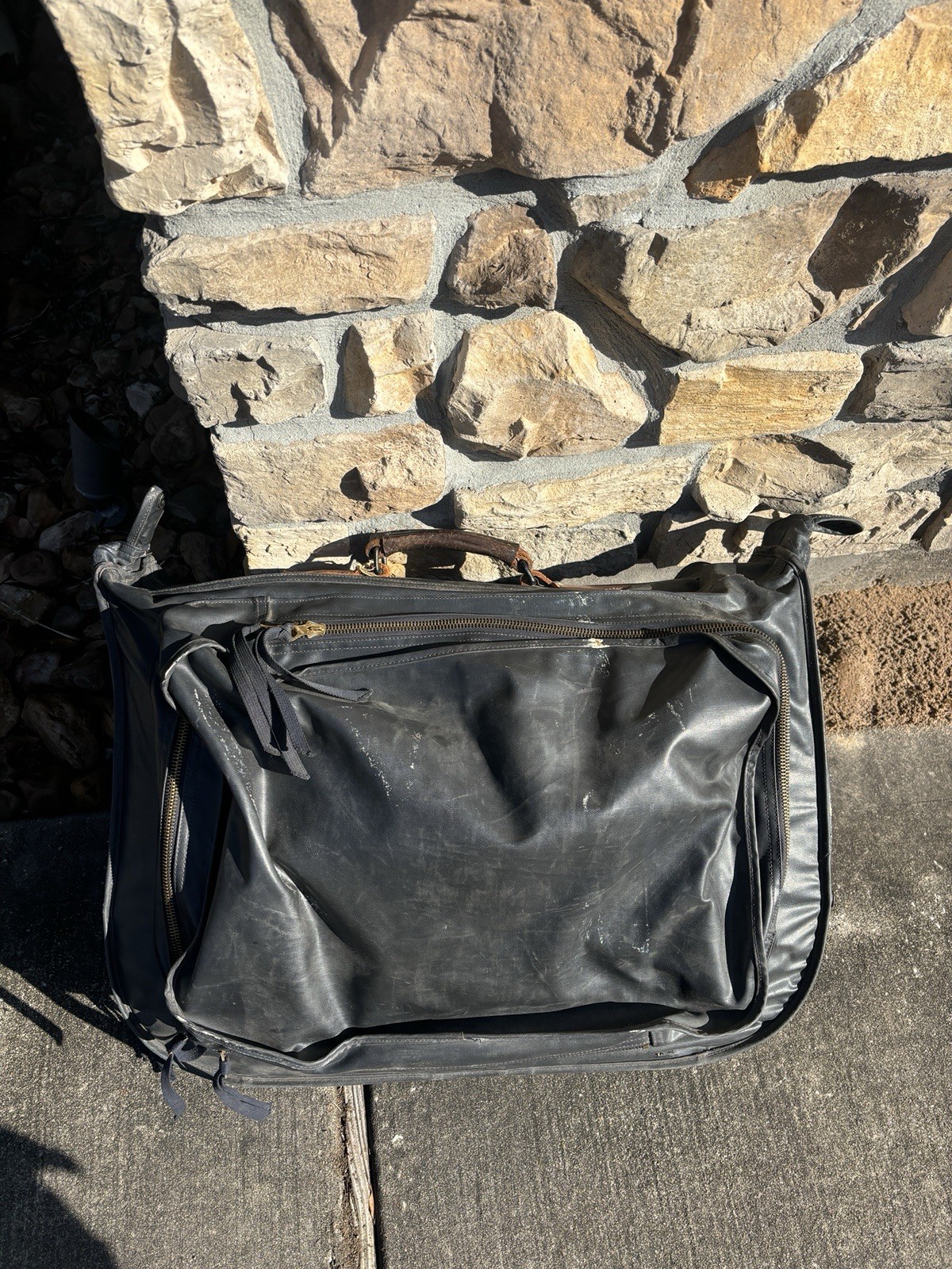 USAF US Air Force 1950s Type B-4A Flyers Clothing Bag Flight Suitcase HINSON MFG