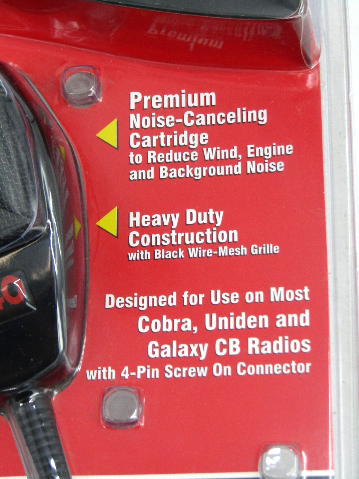 K40 K40MIC CB Microphone 4-Pin Noise Canceling for Cobra Uniden Galaxy Radio CB